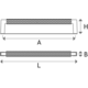 Greep trama ba320 l328 zwart