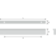 Greepprofiel 492/600mm alu RVS look