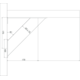 Barsteun korfu corpus h:170 mm zwart mat