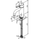 Damixa silhouet vr wastafel small koper geborsteld