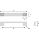 Greep kubus 160mm RVS look