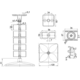 Flexit re kabelgeleiding 1285mm grijs