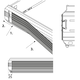 Afdekprofiel, Aluminiumkleurig, 1136 mm