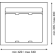 Ladeafvalsysteem 9xl line k.600mm h.207mm20 L + 20 L + 9 L oriongrijs