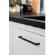 Greep flat ba256 l270 zamak mat zwart