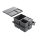 Hailo separato k.50cm 18+2x8l antraciet
