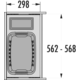 Hailo Laundry Carrier bad k.60 33l+4l grijs