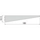 TransFORM wandlegplank zwart 600x66x180mm