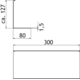 TransFORM legbord zwart 120x300x80mm