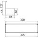 TransFORM legbord met box zwart 120x300x84mm