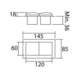 Inbouwstopcontact klappo rvs b-f