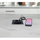 Spin zwart d-nl-l 1 stopcontact + 1 usb C