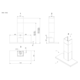 Novy Flatline 120 cm RVS wanddampkap