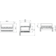 Evoline flip top push data/usb medium rvs b-f 2 stopcontacten + 2 rj45 + 2 usb
