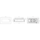 Evoline backflip wit glas 2 b-f 1 usb c charger 5v/2.1a