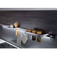 Wing relingstang rvs look+led 1200x15x45mm+4 haken