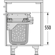 Hailo Laundry Carrier k.60 2x33l wit
