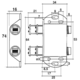 Magnetische dubbele push to open
