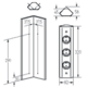 Energiebox 3st b-f 320mm rvs
