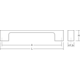 Greep luv ba192 l202 zamak mat wit
