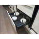 Modulo set frontlade antislip+stokkenset zwart k90 824 x 472 x 15 mm