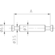 Dubbele drevel staal spanmaat 60mm