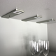 Set 1 led roeled 3W 3000K 12V RVS look-centrale schakelaar - konvertor