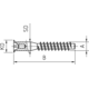 Verbindingsvijs confirmat zonder kap 6.3 x 60