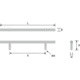 Trekker d.12mm l.176mm(96mm) RVS