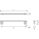 Greep colin 249 ba 244 zwart mat
