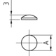 Deurdemper zelfklevend transparant 8x1.6mm (100)