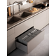 Ladeafvalsysteem 9xl line k.600mm h.207mm20 L + 20 L + 9 L oriongrijs