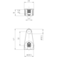 Kastverbinding AZ20 zamak 12.5mm vernikkeld