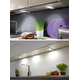 Streto Led zwart set 4x4w 4000K-12V + convertermet met schakelaar