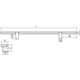 Greep REEV BA320 L440 Aluminium Mat brons