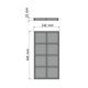 Chic line accesoire indeling  b.242  d.445mm