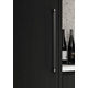 Greep BROOKLYN BA320 L330 aluminium titanium zwart