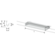 Greepprofiel HEXXA L3000 aluminium mat zwart