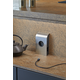 Born rvs b-f stekkerblok 1x16a-2x6a-2x usb a