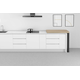 90° arm. pivot. tafel (+ voet - excl blad) 800mmx5