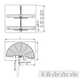 MC Line draaikorf 1/2 850x490mm chroom