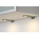 Set 4 Led reiled onderbouw 3W 3000K RVS look touch 10w met dimmertransfo