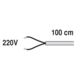 Mini box dubbele schakelaar + stopcontact