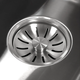 LR spoelbak 1534R RVS 555X440