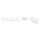 Led profiel Channelline 12 2000mm inbouw aluminium