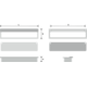 Komgreep tellaro zamak wit mat ba 128mm l140mm