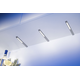 Slim led-Set 5 x 2.8w 12V 3500k RVS