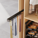 Chic line dassenhouder antraciet  l.310mm links