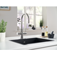 Mythos Water Hub 5 in 1 - Zwenkbare kraan / Zijhendel / RVS