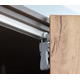 WingLine L, Loopdeelset met geleiding onderaan, met automatische sluiting, 12 kg, zwart, links